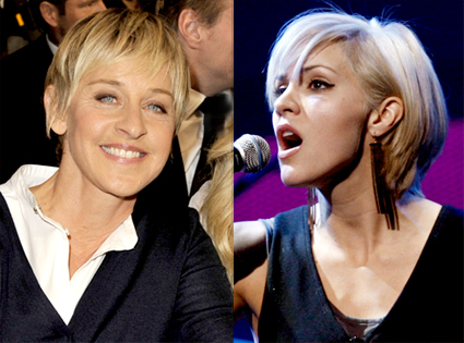 Ellen DeGeneres, Katharine McPhee Ellen DeGeneres, Katharine McPhee